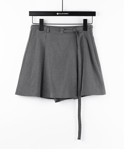 【 セットアップ 】オーバーサイズテーラードジャケット ＆ ハイウエストミニスカパン SET ／ oversize tailored jacket & high waist mini skirt pants SET
