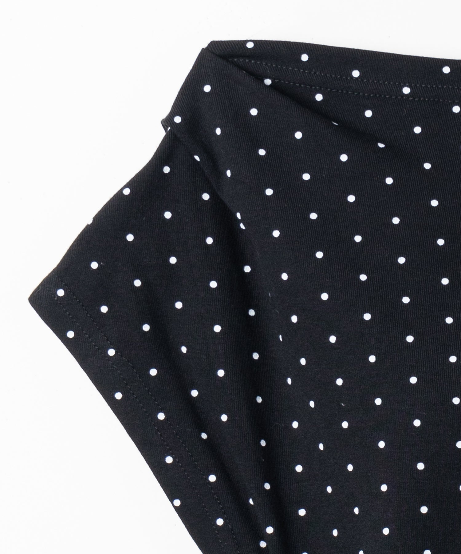 オフショルタックドレープドットＴシャツ ／ off shoulder tack drape shortsleeve dot T-shirts