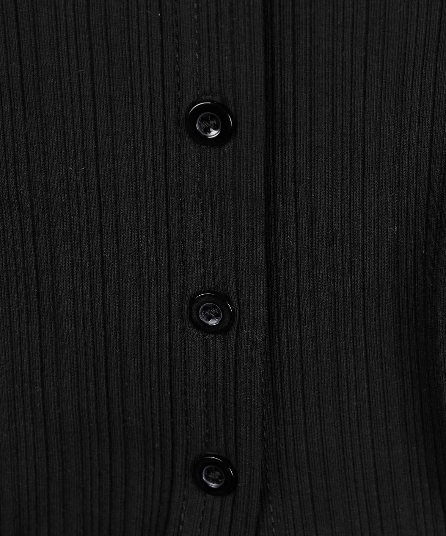 フロントボタン半袖リブカーデトップス ／ front button short sleeve lib cardigan tops