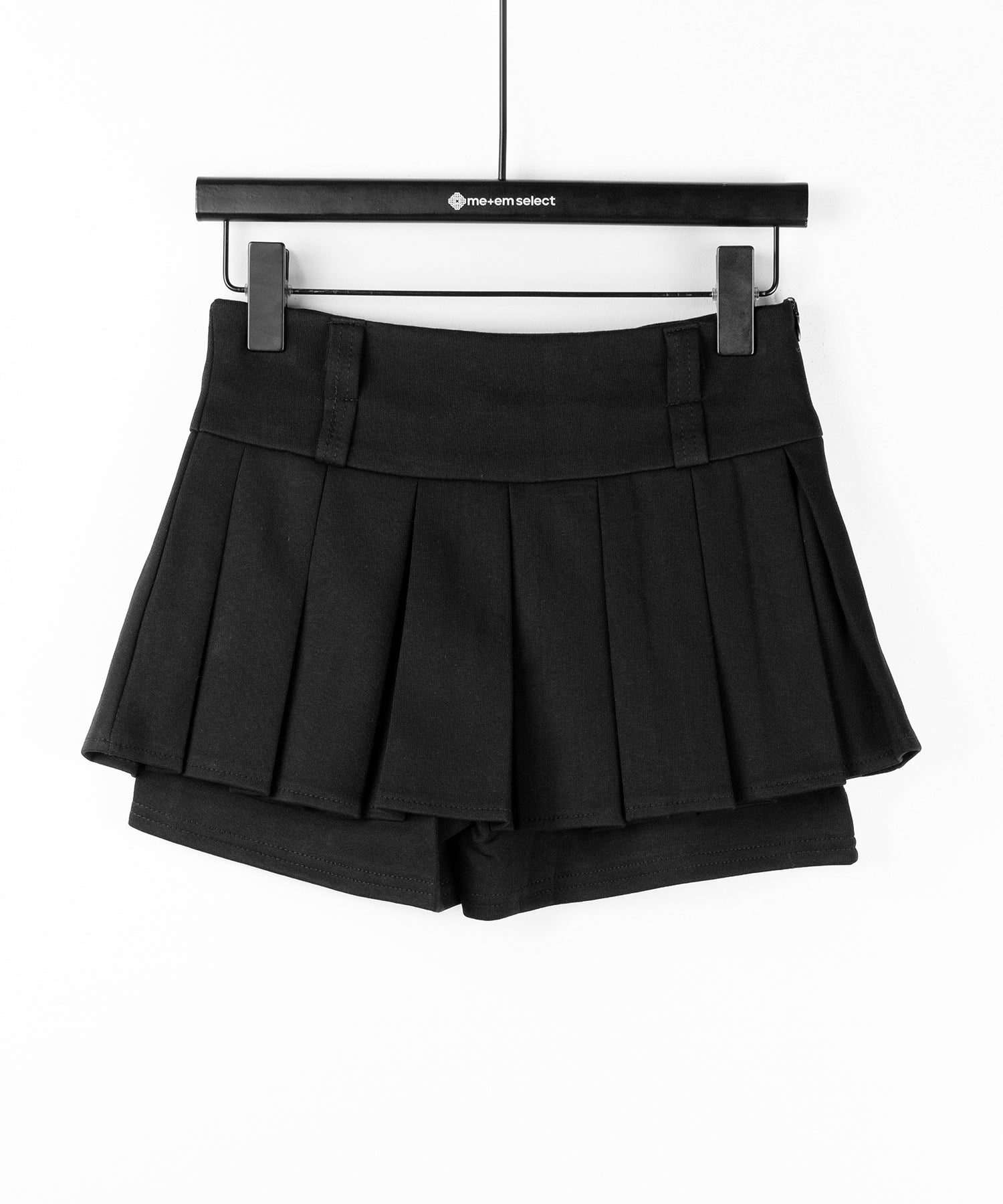 【 インパン裏地付 】プリーツスウェットマイクロミニスカパン ／ plests sweat micro mni skirt pants