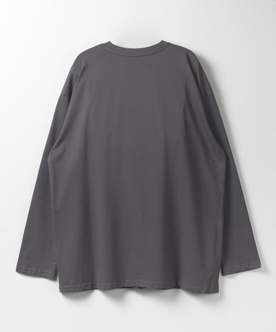 【 ３color 】ハートレースビッグロンＴ ／ heart lace BIG long sleeve T-shirt