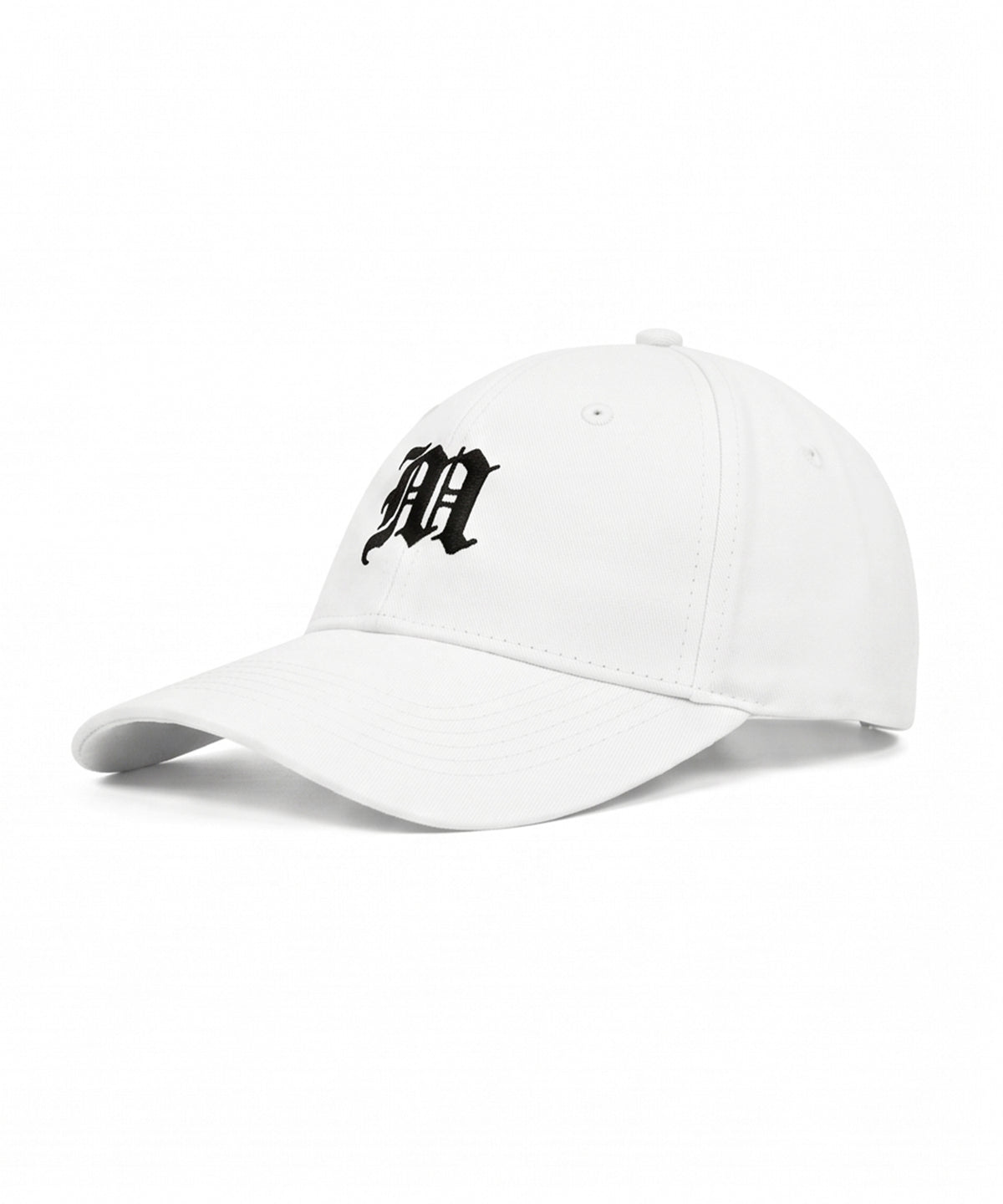 【 新色ホワイト追加！ 】M LOGO embroidery CAP ／ M LOGO 刺繍キャップ