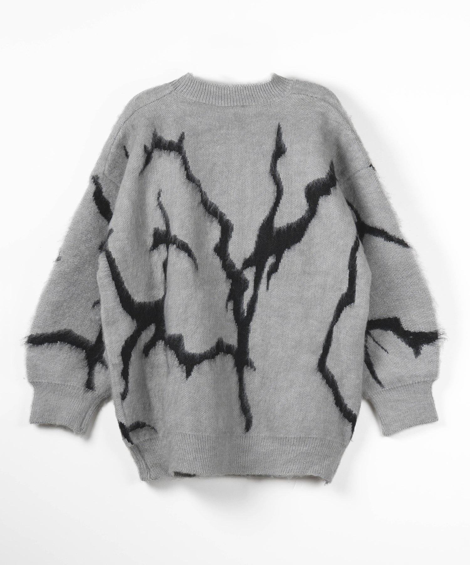【 ３color 】CRACK モヘアライクオーバーニット ／ CRACK mohair-like over knit