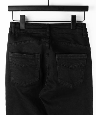 ヴィンテージライクフリンジストレッチフレアデニム ／ Vintage-like fringe stretch flare denim