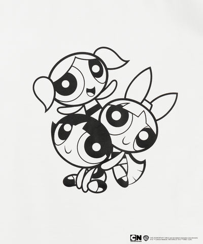 【THE POWERPUFF GIRLS】パワーパフガールズビッグプリントオーバーサイズＴシャツ / big print oversize Tee【 セットアップ着用可能 】