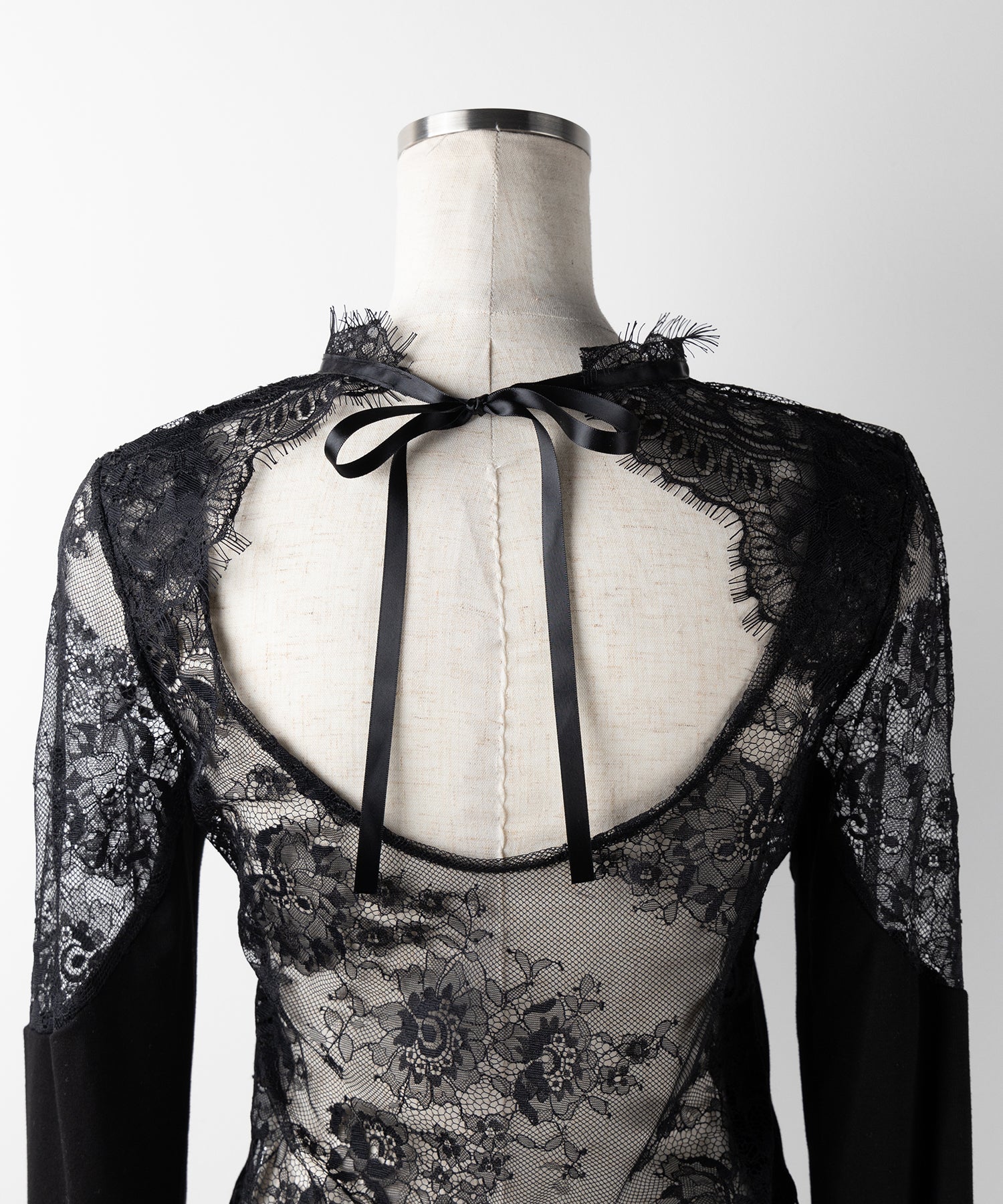 【 １color 】Y‐ストラップチョーカーレースドッキングトップス ／ Y-strap choker lace docking tops