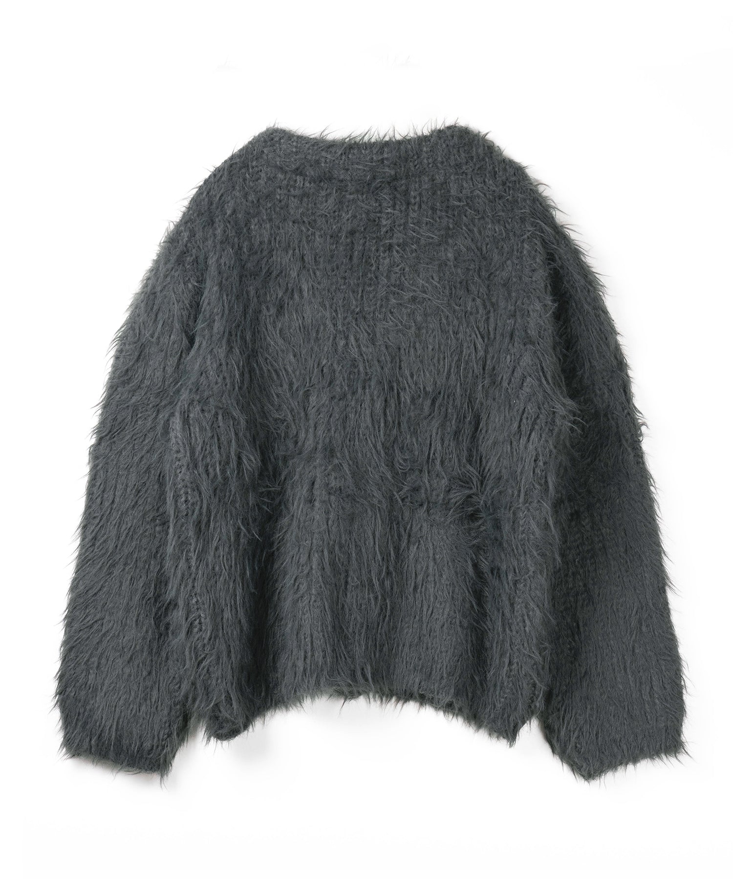 【 ３color 】モンスターシャギーボリュームニットカーディガン ／ monster shaggy volume knit cardigan