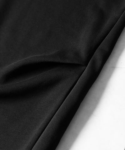 レースドッキングレイヤードスウェットワイドパンツ ／ lace docking layered sweat wide pants