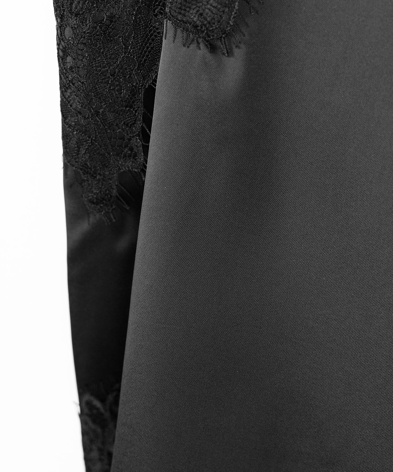 ランジェリーサテンレースキャミチュニック ／ lingerie satin lace camisole tunic