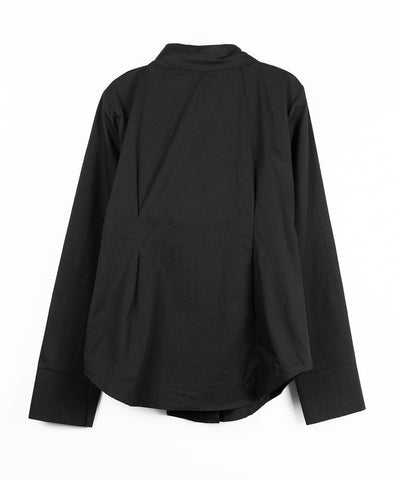 ウエストタックフレアレディシャツ ／ waist tuck flare lady shirts