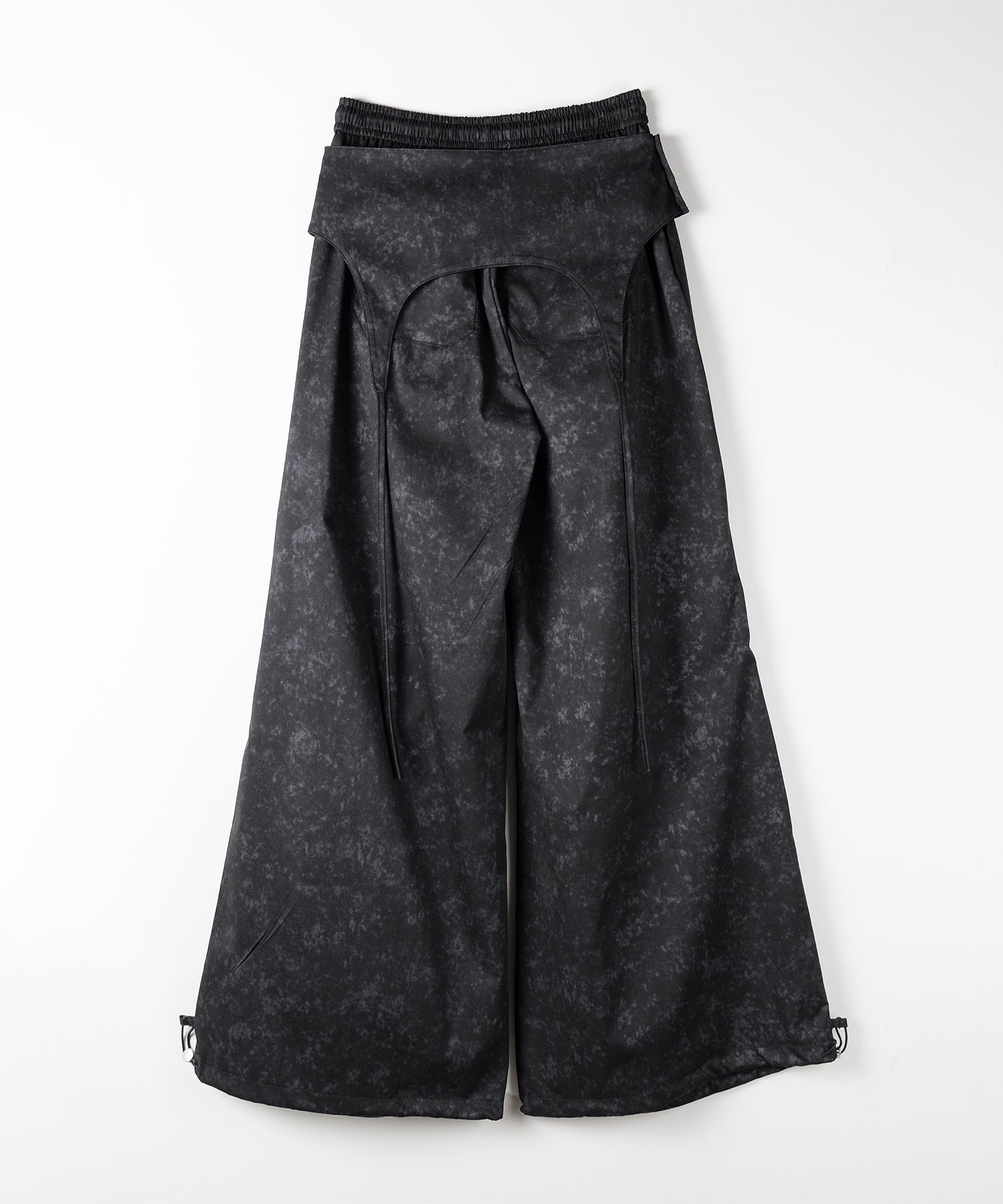 ガーターレイヤードヴィンテージタックワイドパンツ ／ garter layered vintage tack wide pants