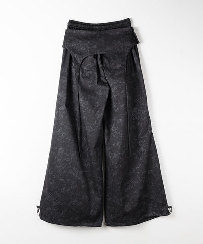 ガーターレイヤードヴィンテージタックワイドパンツ ／ garter layered vintage tack wide pants