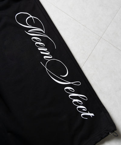 【 セットアップ可能 】レタリングロゴプリントワイドスウェットパンツ ／ lettering logo print wide sweat pants