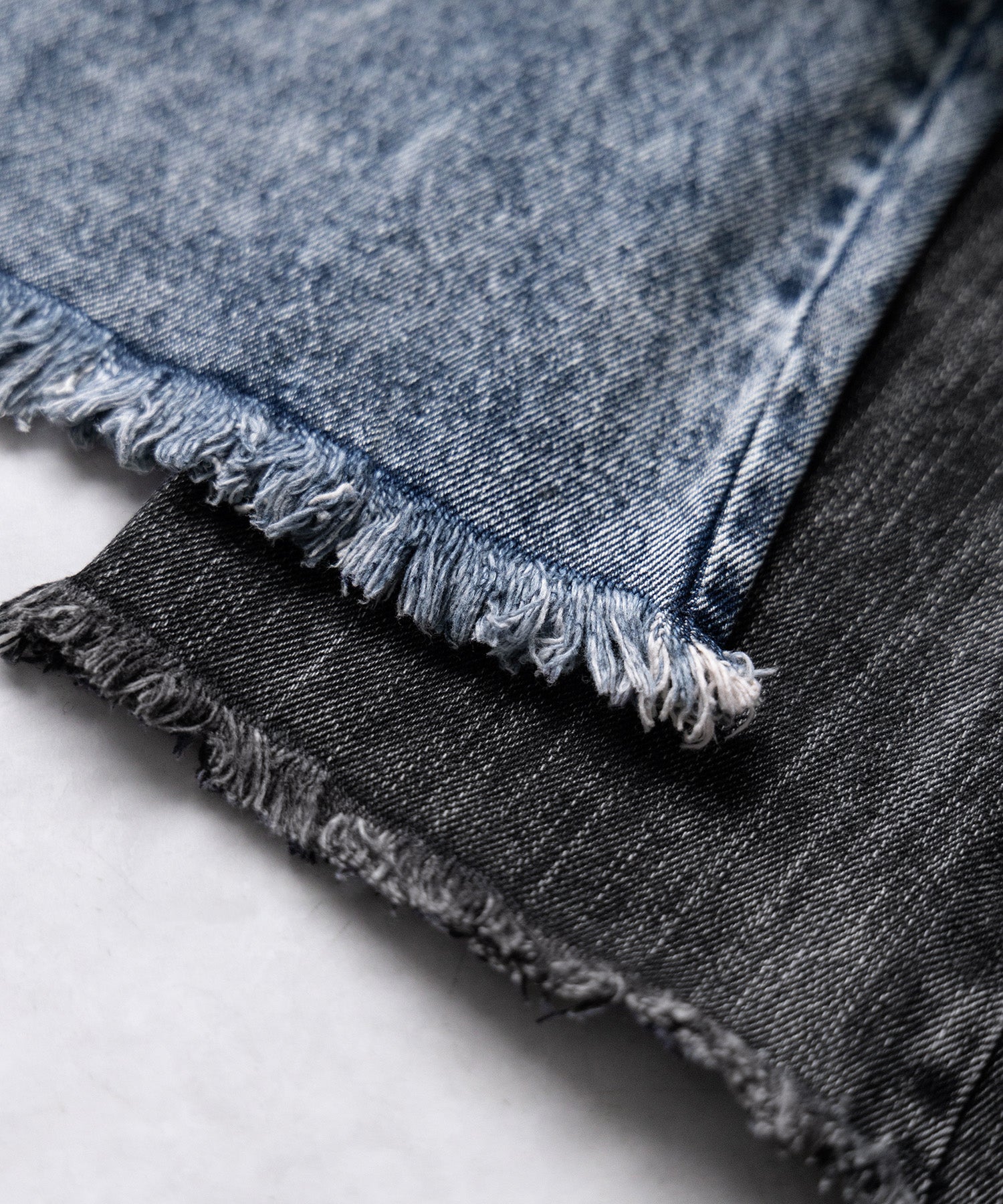 【 セットアップ着用可能 】ヴィンテージケミカルブリーチデニムレッグカバー ／ vintage chemical bleach denim leg cover