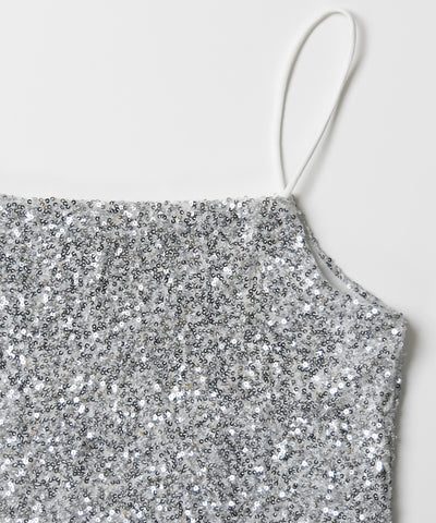 グリッタースパングルショートキャミソール ／ glitter spangle short camisole