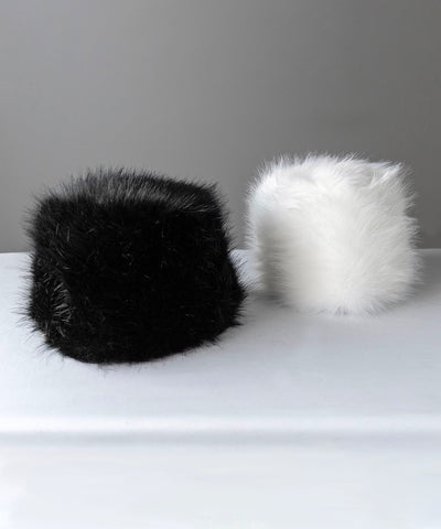 【 ２color 】ボリュームフェイクファーロシアンハット ／ volume fake fur russian hat
