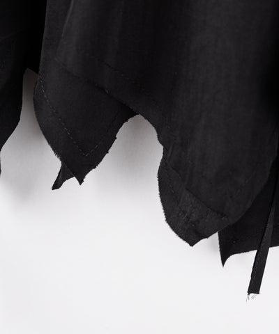 【 ２color ／ ２size 】シャーリングダブルリボンアシンメトリーフリルミニスカート ／ shirrin double ribbon asymmetry frill mini skirt