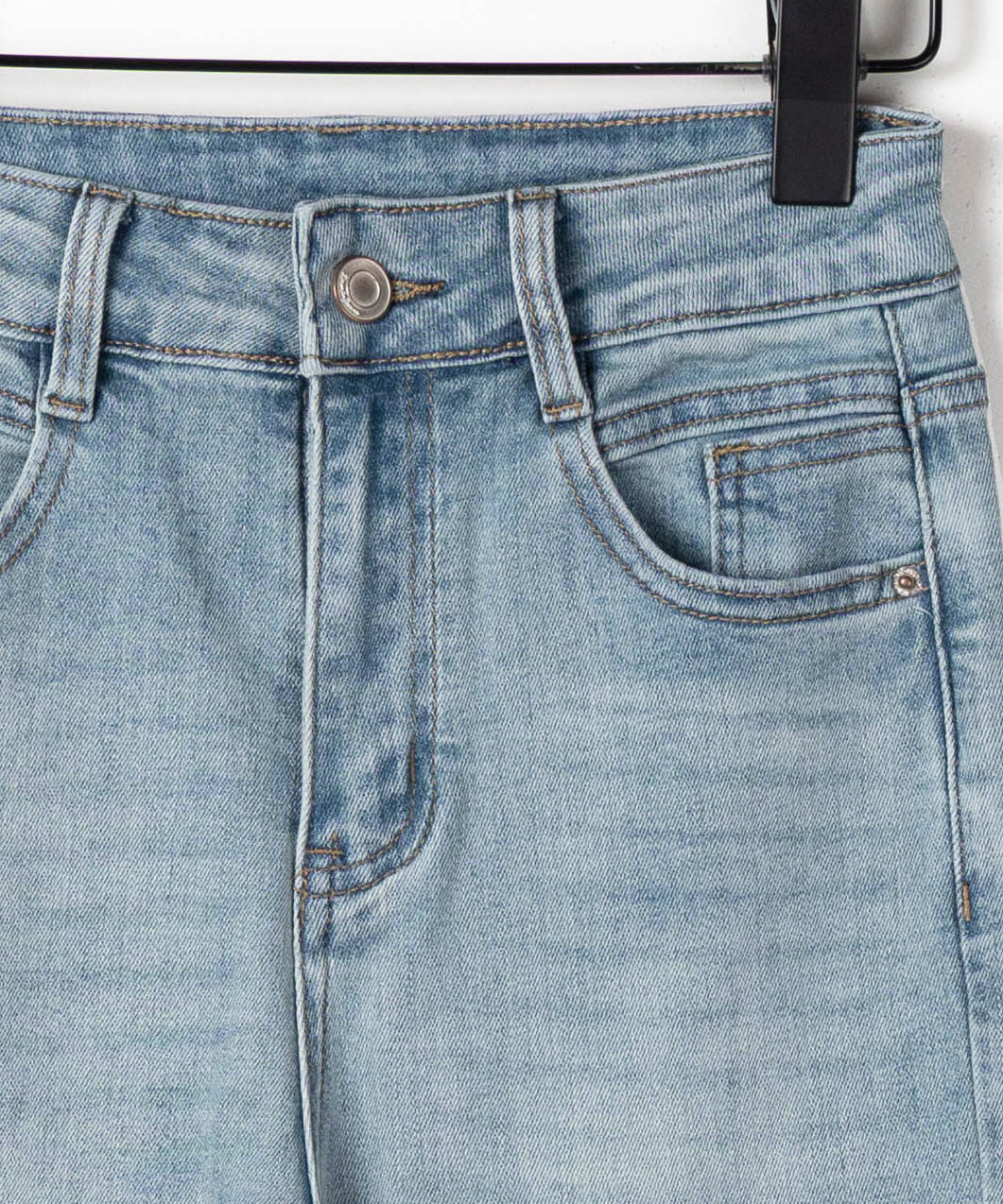 【４size 】美脚ハイウエストストレッチフレアデニム ／ slim leg High waist stretch flare denim