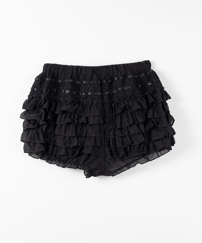 シアーフリルレースショートパンツ ／ Sheer frill lace shorts