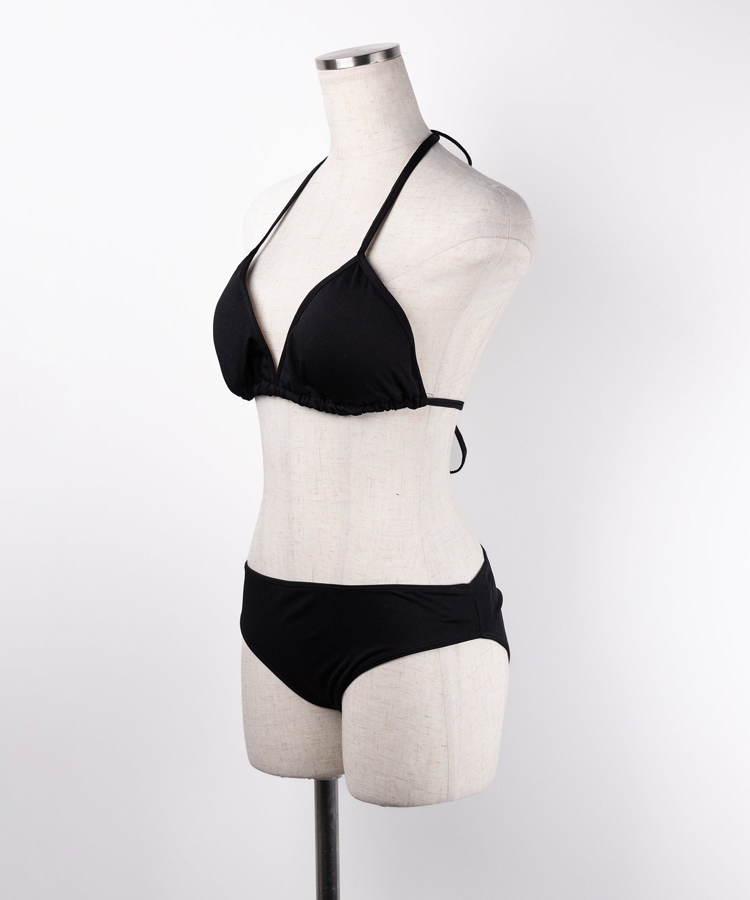 【 レディース水着／４点セット 】アシンメトリーラップレイヤードパレオハイウエストビキニ ／ ( 4piece set ) asymmetrical wrap layered pareo high waist bikini