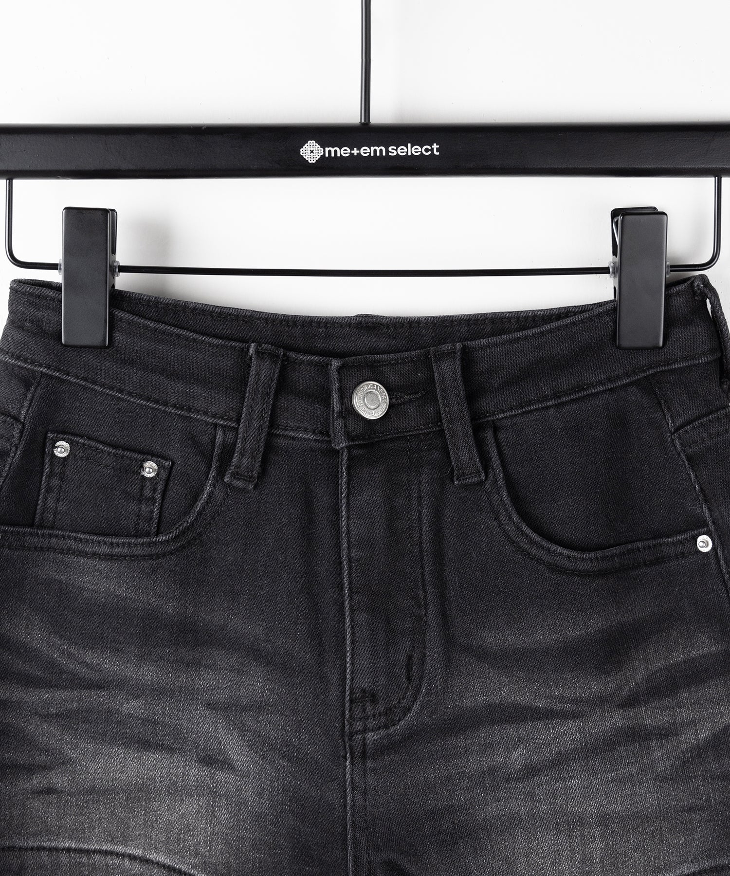 ハイウエストストレッチデニムタイトショートパンツ ／ high wast stretch denim tight short pants