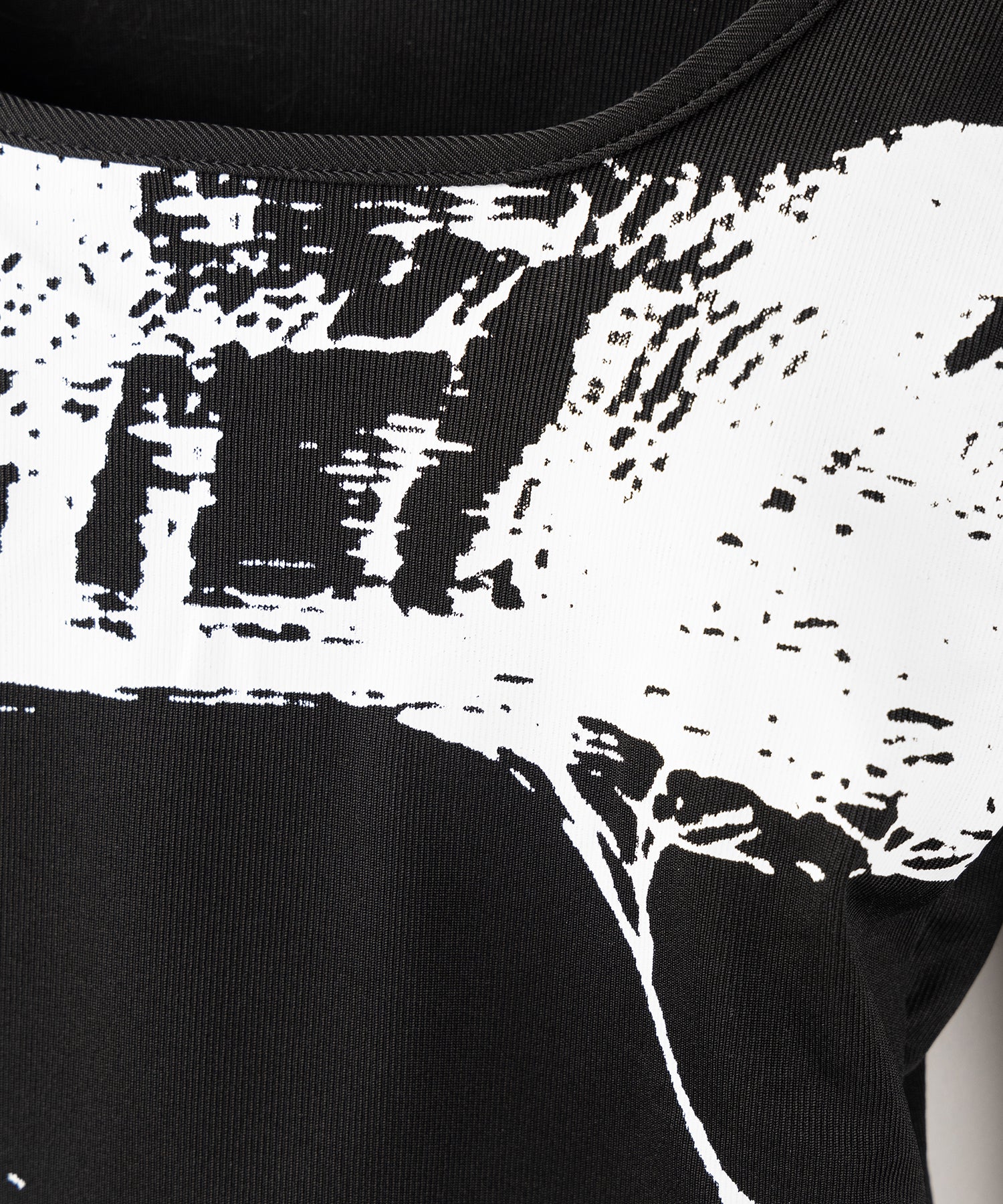 【 ２color 】ヴィンテージプリントショートリブＴシャツ ／ vintage print short lib t-shirt