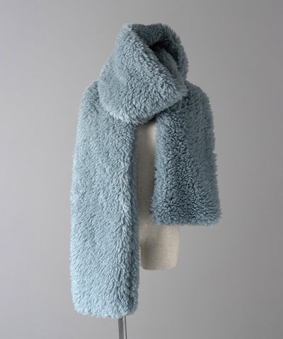 ボリュームフラッフィーシャギーボアマフラー ／ volume fluffy shaggy boa muffler