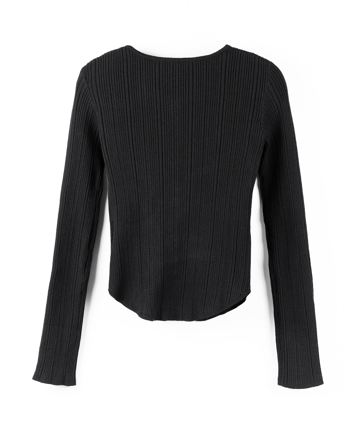 【 ３color 】スナップボタンリブニットスリムカーディガン ／ snap button rib knit slim cardigan