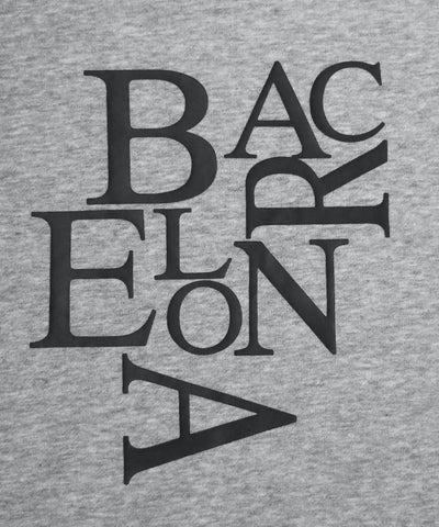 【 2 color 】BACロゴレタリングBIGスウェットロンＴ ／ BAC logo lettering big sweat long Tee