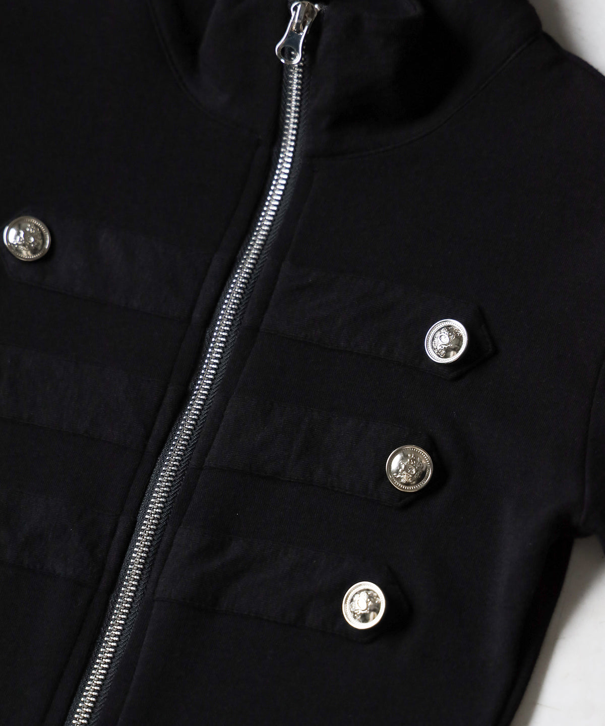 ナポレオンスタンドネックジップアップトップス ／ napoleon standneck zipup tops