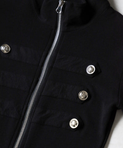 ナポレオンスタンドネックジップアップトップス ／ napoleon standneck zipup tops