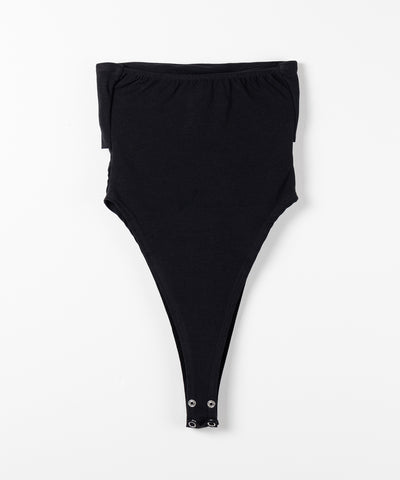 ボディスーツカットアウトベアトップ ／bodysuits cutout bare tops