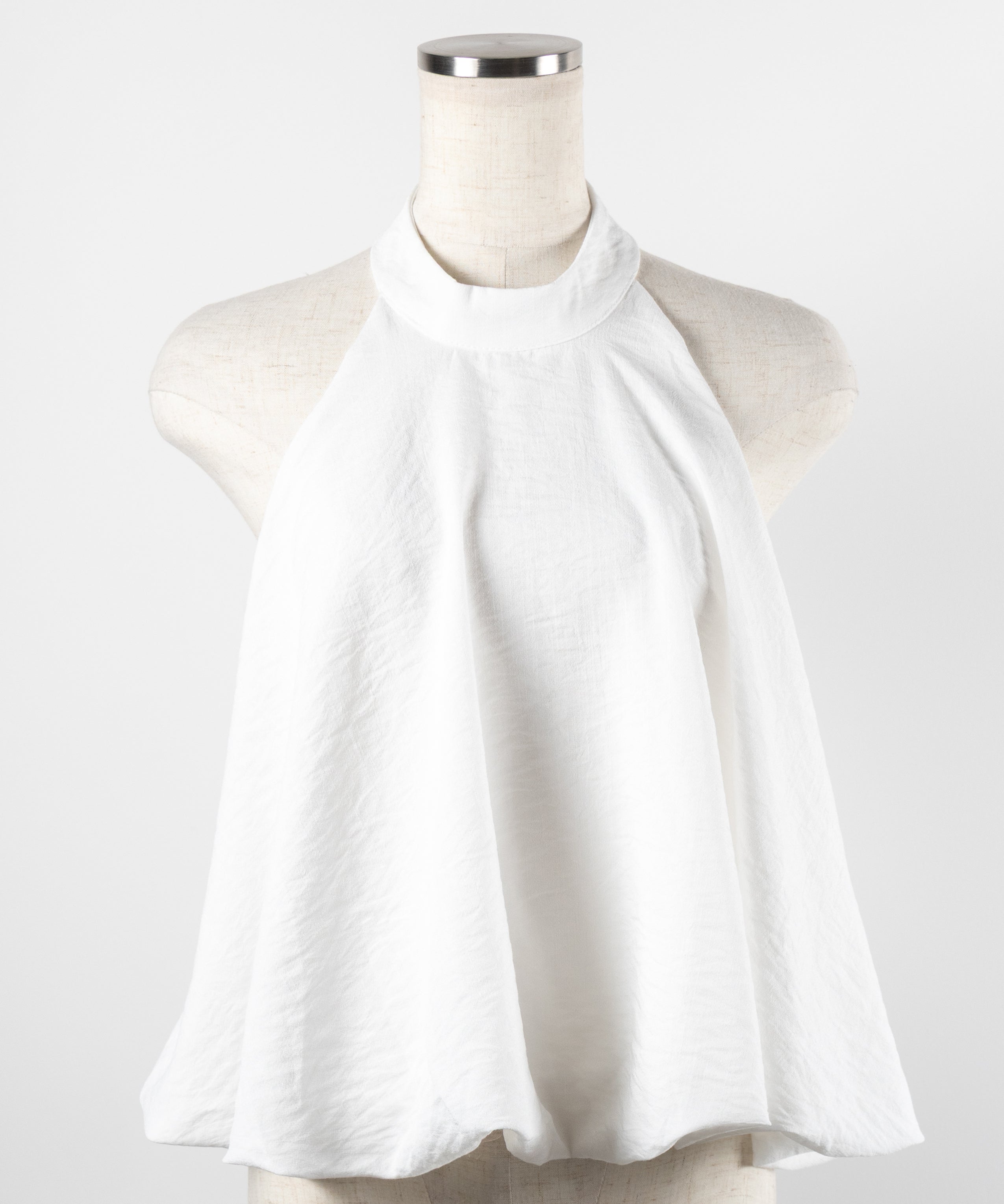 【 ベルト付 】ワンホンホルターネックギャザーフレアセットアップ ／ wanghong halter neck gathered flare SETUP