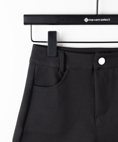 【 ２color ／４size 】ハイウエストタイトスパンショートパンツ ／ high waist tight span short pants