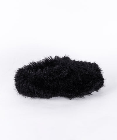 クリンクルフェイクファールームシューズ ／ crinkle fake fur room shoes