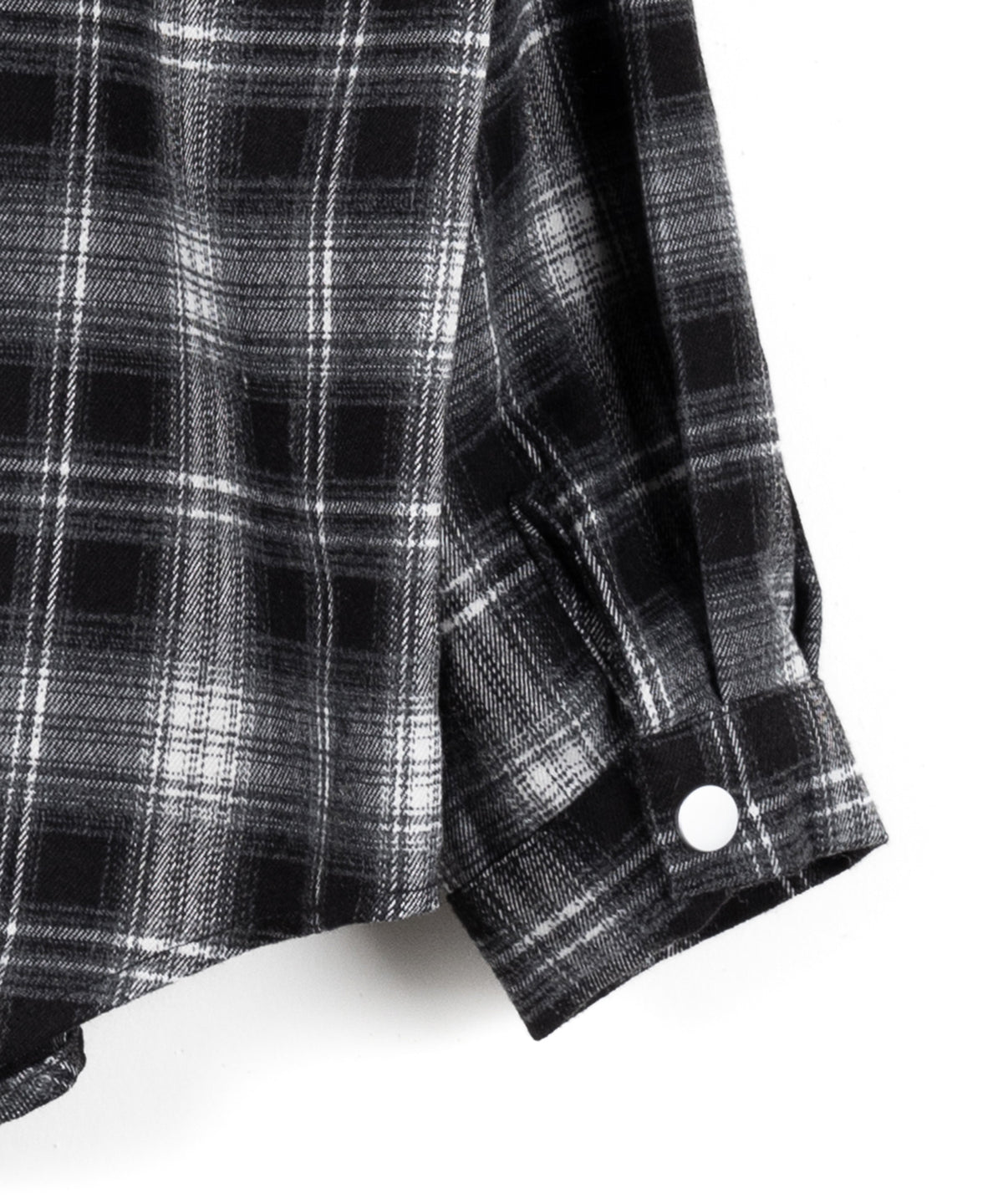 ブラックチェックオーバーフランネルシャツ ／ black check over flannel shirts