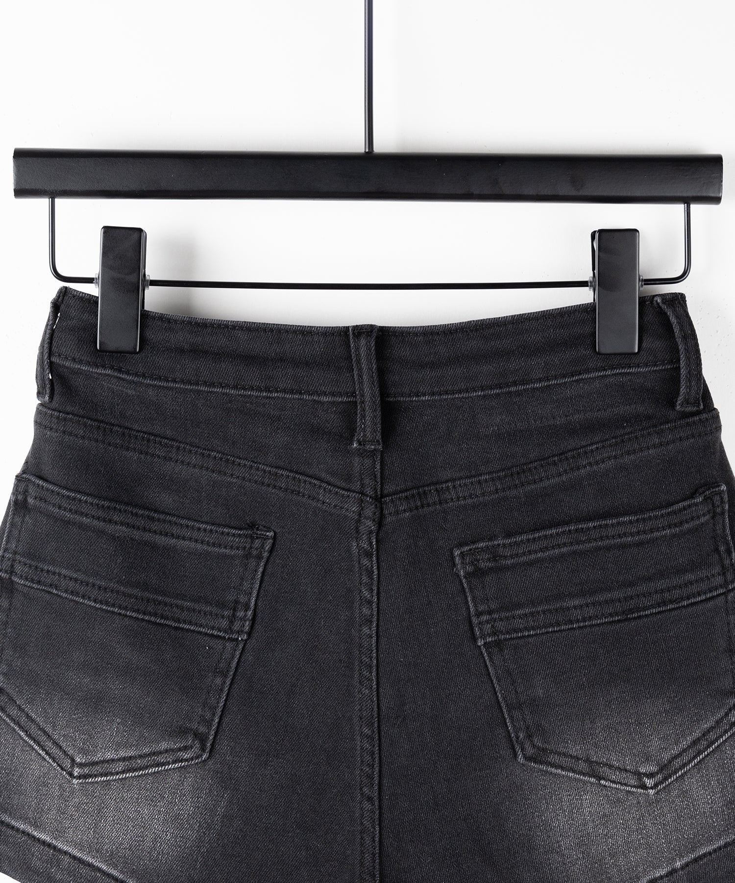 ハイウエストストレッチデニムタイトショートパンツ ／ high wast stretch denim tight short pants