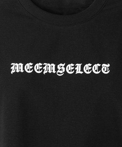 【 ２color 】グランジロゴショートちびTシャツ ／ grunge logo short chibi T-shirt