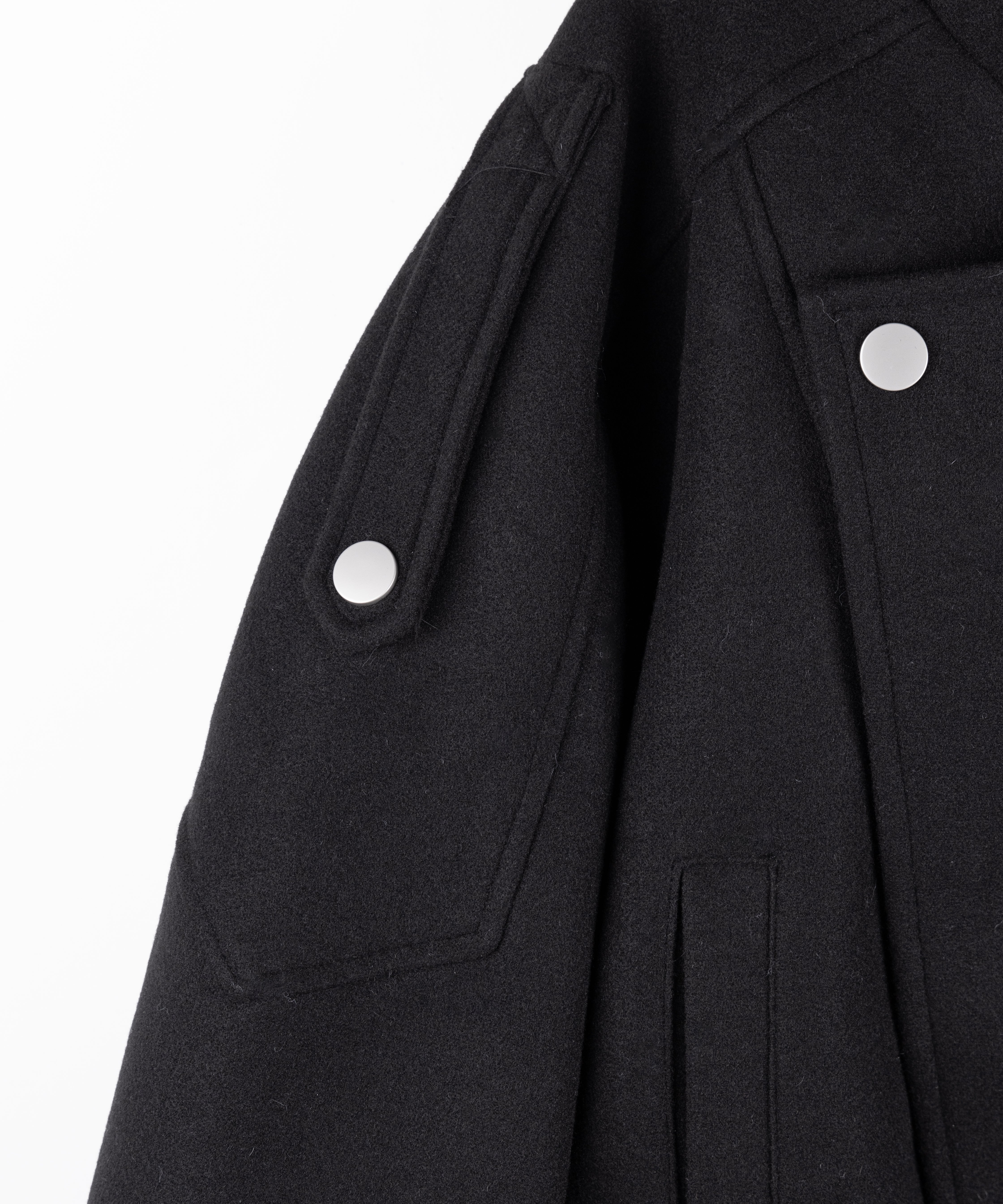 ウールライクベルテッドオーバーコート ／ wool like belted over coat