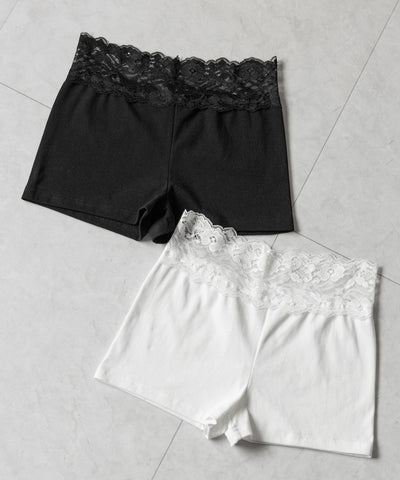 レースレイヤードインナーパンツ ／ Lace layered inner pants
