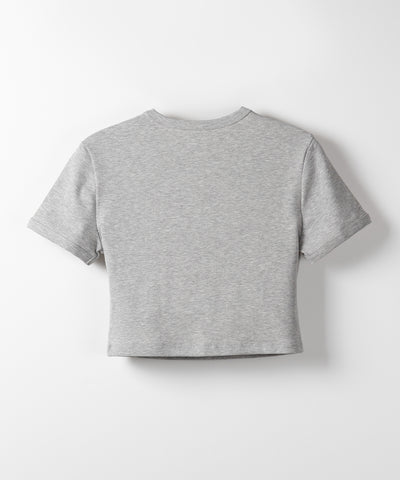 【 ４color 】ミニリボンショートちびＴシャツ ／mini ribbon short chibi Tee