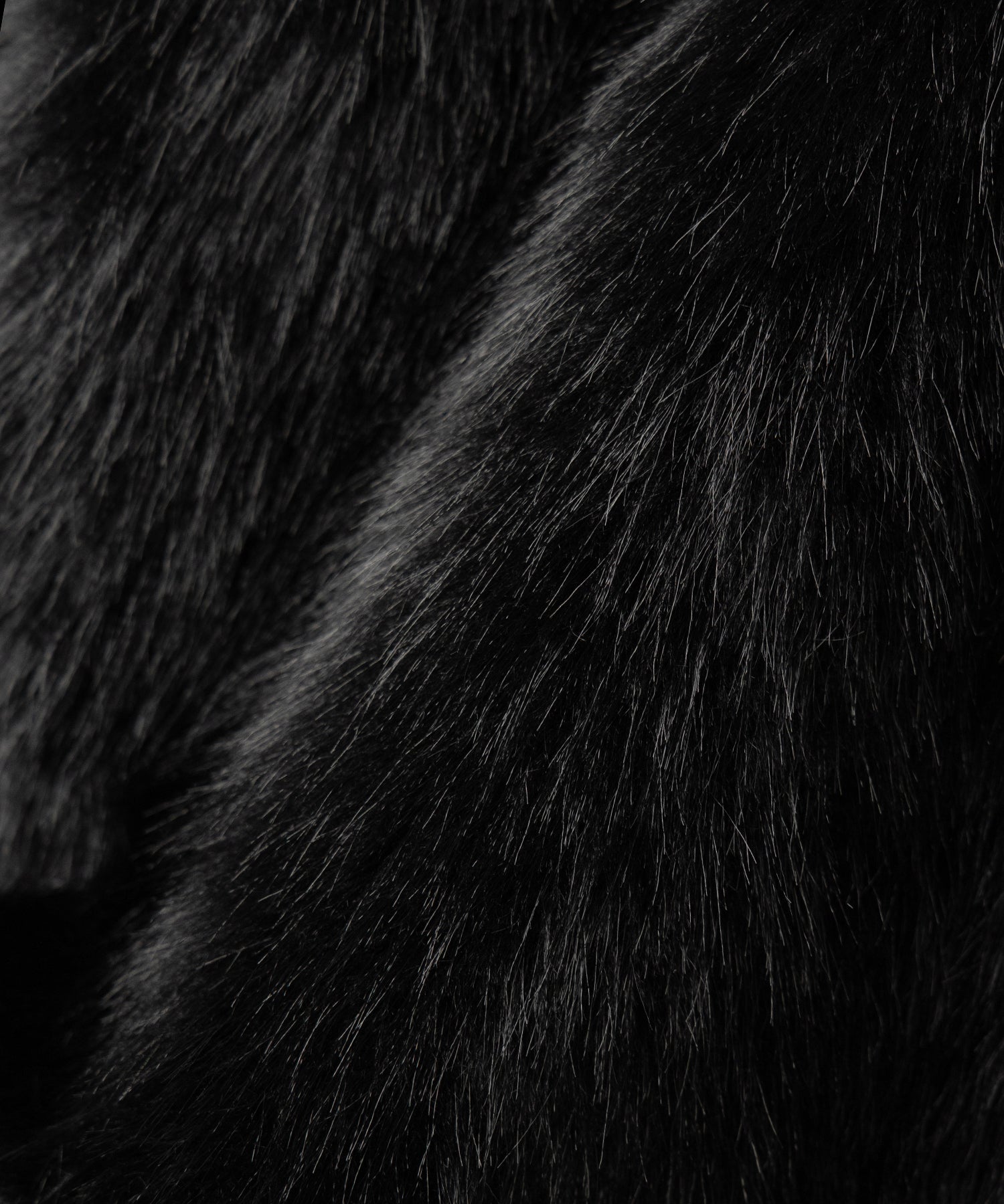 【 ２WAY 】ジップアップレザードッキングフェイクファーコート ／ zip up leather docking fake fur coat