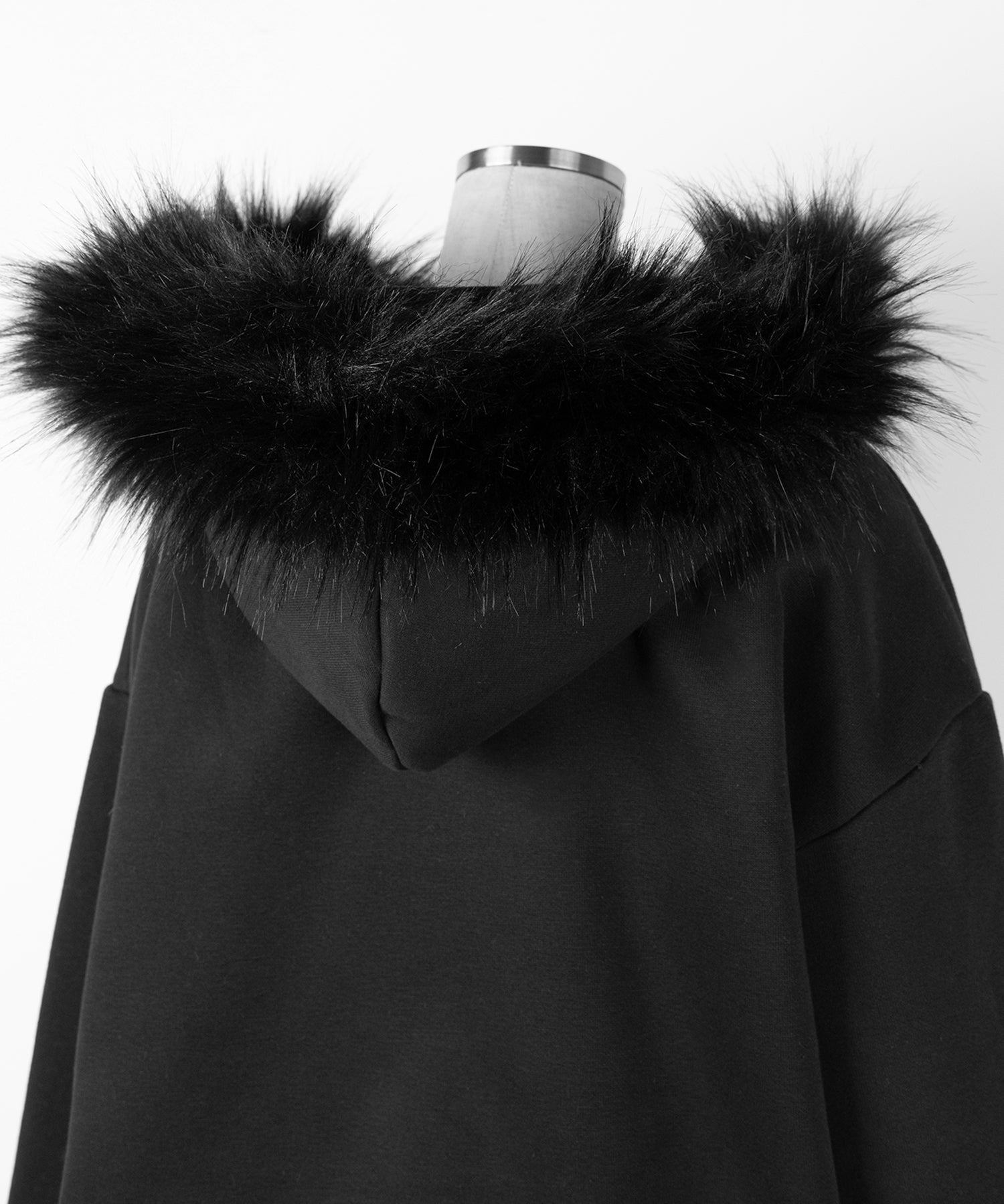 【 セットアップ 】裏起毛ファーフードオーバージップパーカー＆スウェットショートパンツ ／ Urakimo fur over zip hoodie ＆ sweat short pants SETUP