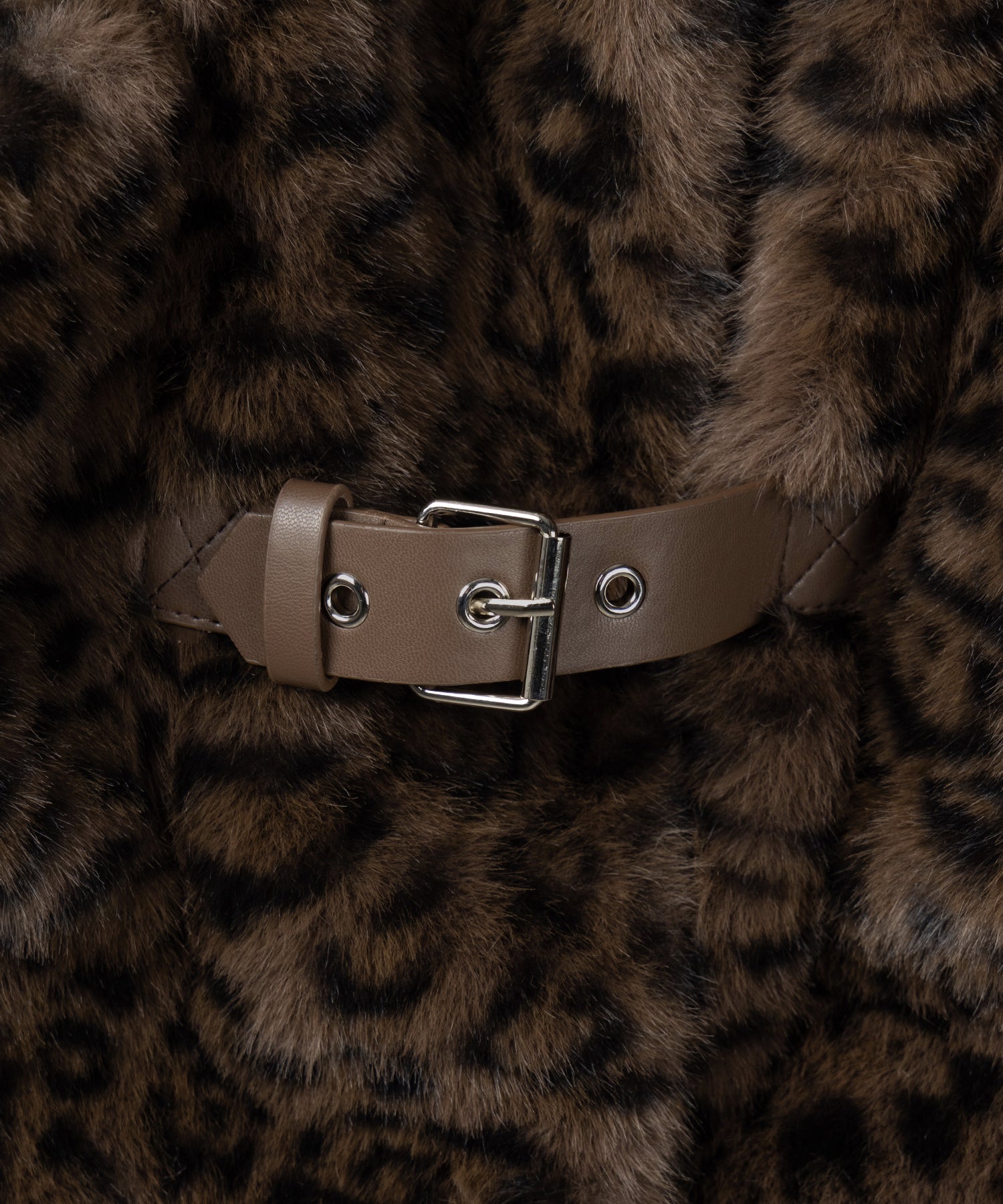 【 ２color 】B-3 レオパードボリュームファーコート ／ B-3 leopard volume fur coat