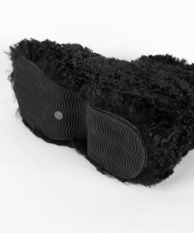 厚底テディボアショートブーツ ／ platform teddy boa short boots