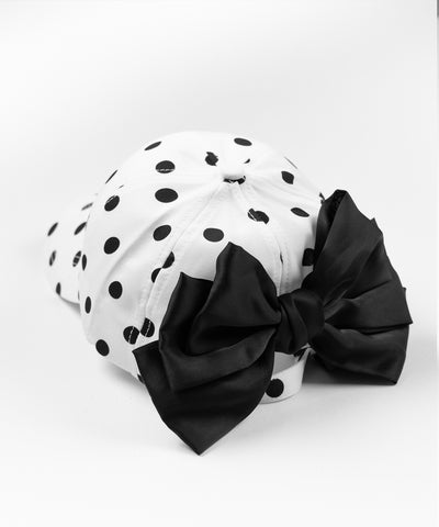 ドットバックリボンキャップ ／ DOT back ribbon CAP