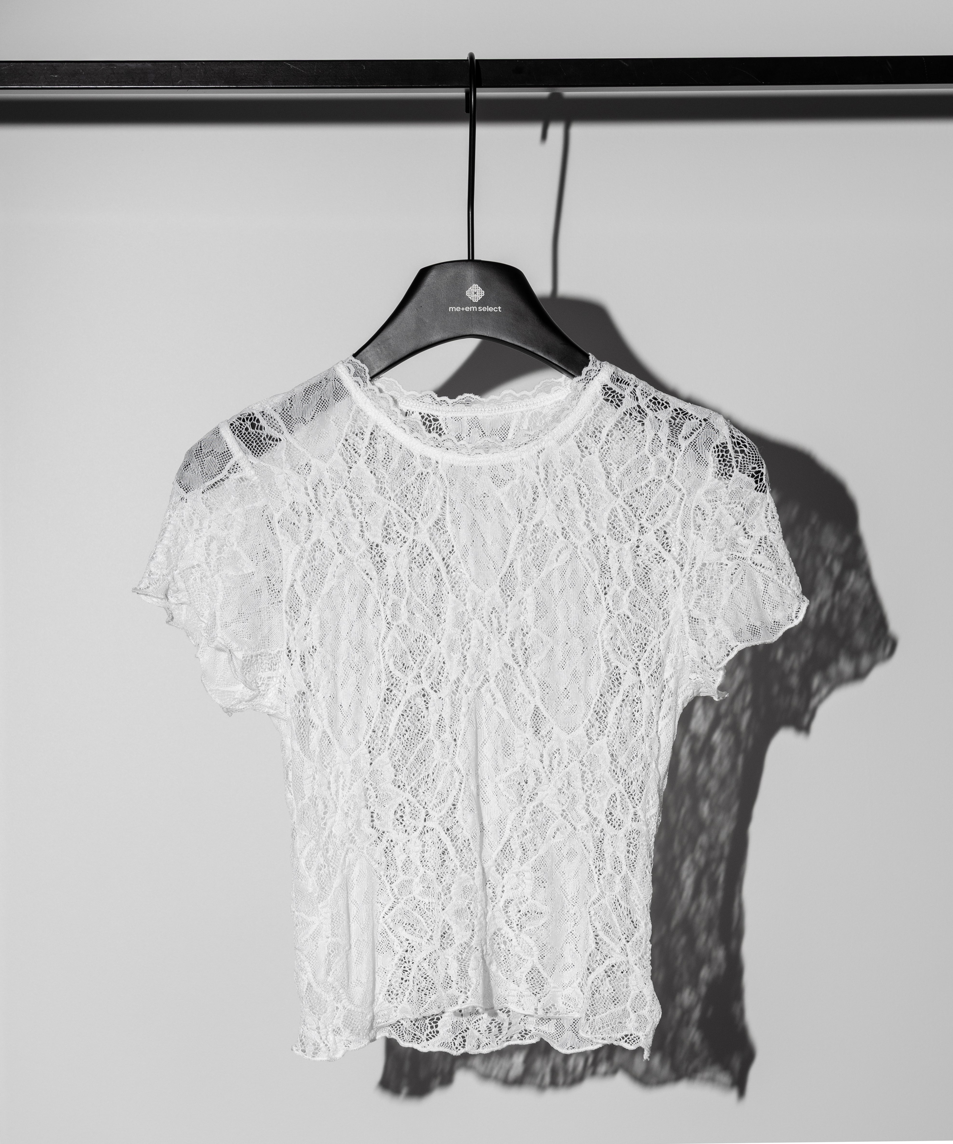 ストレッチレースショートメローＴシャツ ／ stretch lace short mellow T-shirts