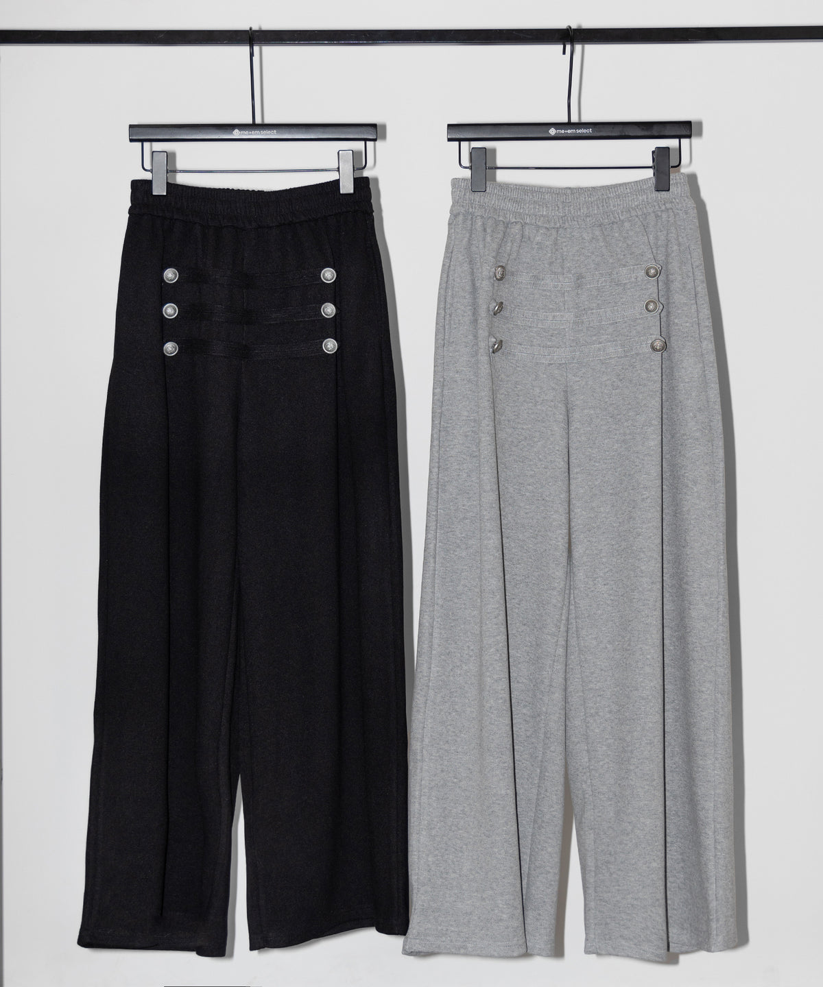 【 微起毛 】ナポレオンデザインボリュームワイドパンツ ／ napoleon design volume wide pants