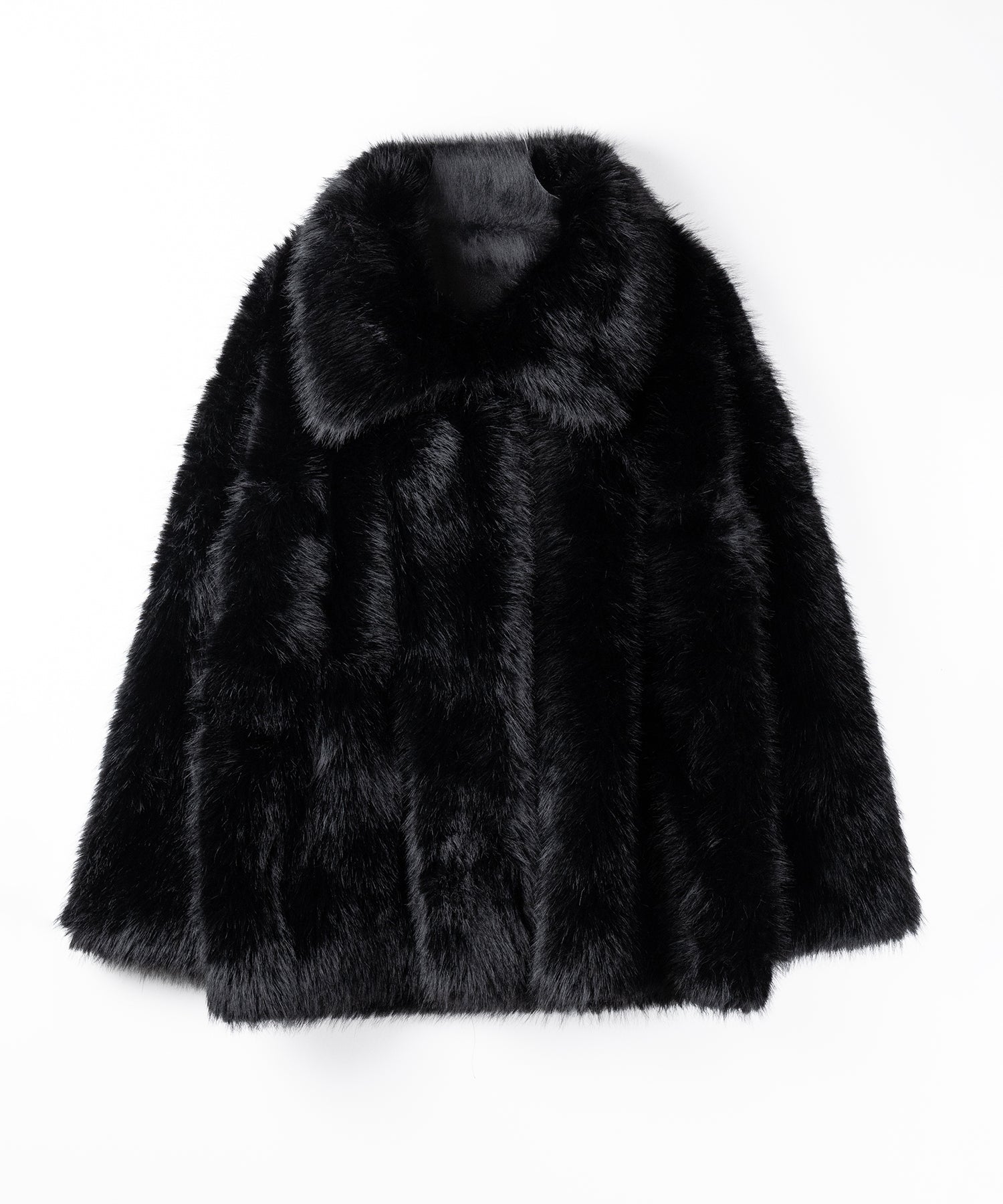 【 ５color 】フェイクファーボリュームミドルコート ／ fake fur volume middle coat