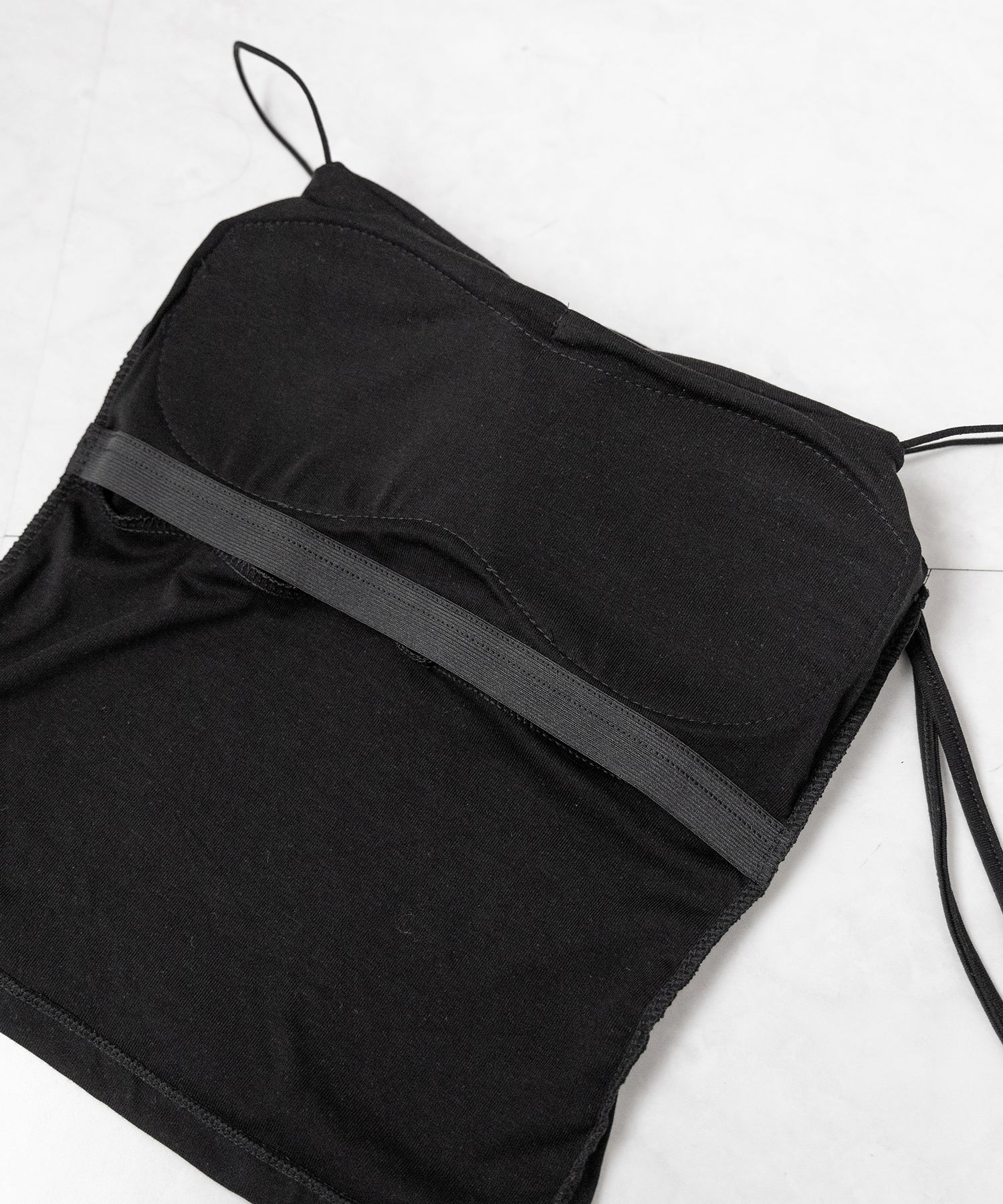 【 ２WAY 】クロスストラップリボンギャザースリムキャミソール ／ cross strap ribbon gather slim camisole